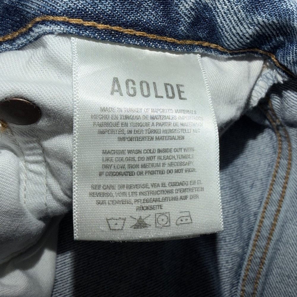 Agolde Women's 90's Jean Loose Fit Ripped Denim Size 26 - Picture 14 of 16